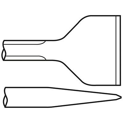 WIDE SCALING CHISEL SHANK 17.3MM (0.68) product photo